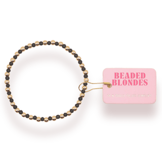 Black Demi Bracelet: Standard 6.75 inch - The Red Thread Boutique
