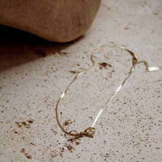 Bow necklace - The Red Thread Boutique