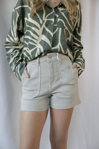 Bridgeport Cargo Shorts, Almond - The Red Thread Boutique