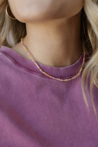 Buttercup Sprinkle Necklace: 16 Inch - The Red Thread Boutique
