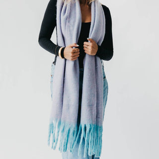 Helga Blanket Scarf: Lavender