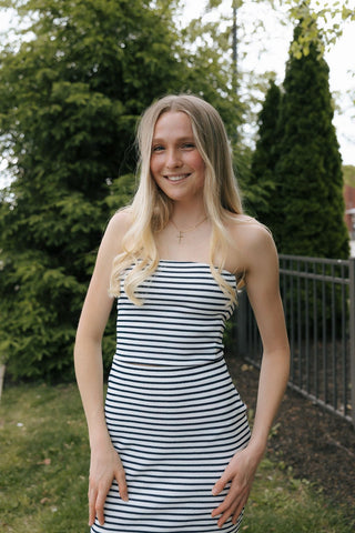 Caffari Stripe Tube Top by Z Supply *final sale - The Red Thread Boutique