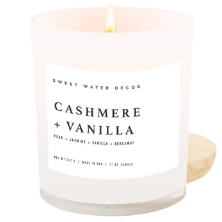 Cashmere and Vanilla 11 oz Soy Candle - The Red Thread Boutique