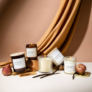 Cashmere and Vanilla 11 oz Soy Candle - The Red Thread Boutique