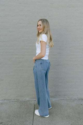 Cassie Rib Tee, White by Z Supply *final sale - The Red Thread Boutique