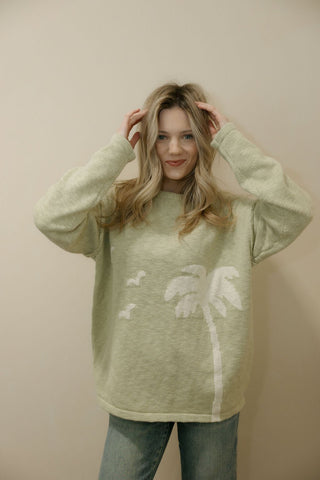 Catalina Graphic Sweater - The Red Thread Boutique