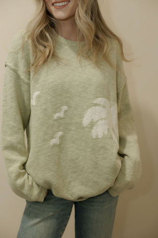 Catalina Graphic Sweater - The Red Thread Boutique