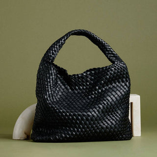 Johanna Black Recycled Vegan Shoulder Bag *final sale