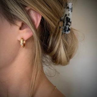 Chubbie Hoop Earrings - The Red Thread Boutique