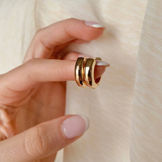 Chubbie Hoop Earrings - The Red Thread Boutique