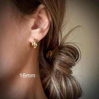 Chubbie Hoop Earrings - The Red Thread Boutique
