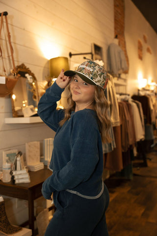 Circuit Knit Denim Sweatshirt, Indigo by Z Supply - The Red Thread Boutique