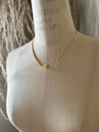 Citrine Stone Necklace - The Red Thread Boutique