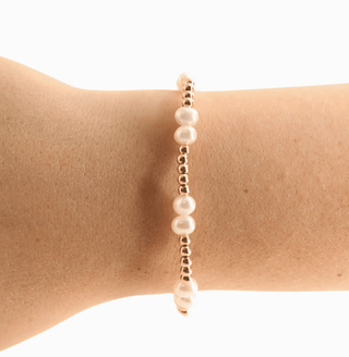 Coastal Pearl Bracelet Standard 6.75 inch - The Red Thread Boutique