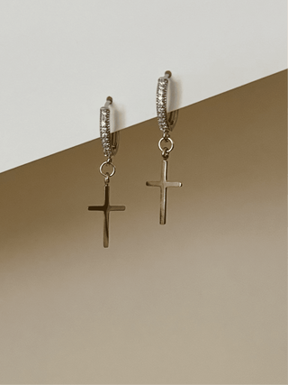 Cross Huggies - The Red Thread Boutique