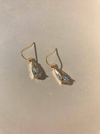 Crystal Teardrop Earrings - The Red Thread Boutique