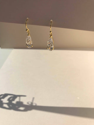 Crystal Teardrop Earrings - The Red Thread Boutique