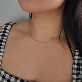 CZ Satellite Chain - The Red Thread Boutique