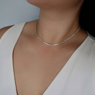 CZ Tennis Necklace - The Red Thread Boutique