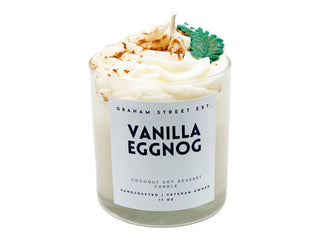 Vanilla Eggnog Dessert  Candle