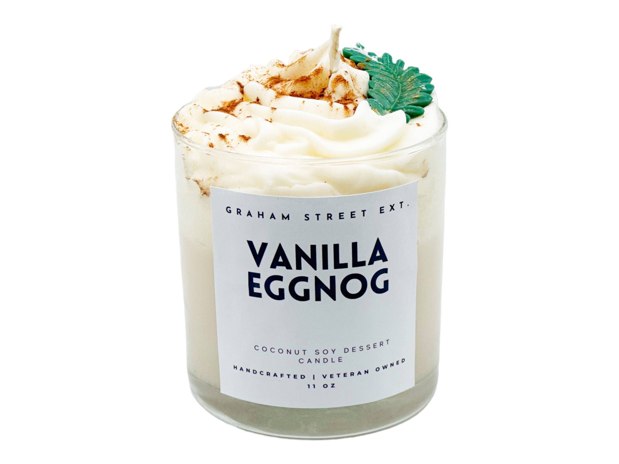 Vanilla Eggnog Dessert  Candle