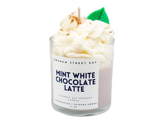 White Chocolate Mocha Latte Dessert Candle