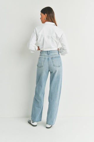 High Waist Skater Jeans