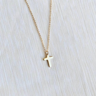 Dainty Cross Necklace - The Red Thread Boutique