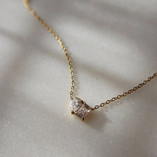 Dainty Toi et Moi Necklace | Pendant Necklace - The Red Thread Boutique