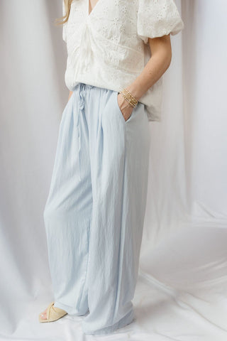 Daybreak Lightweight Trouser, Light Blue - The Red Thread Boutique