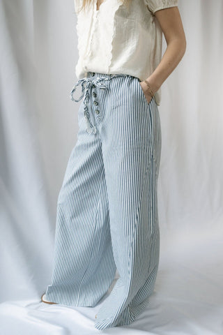 Del Mar Stripe Pants - The Red Thread Boutique