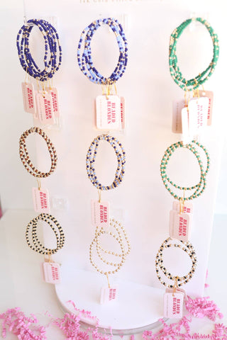 Demi Bracelet in White: Standard 6.75 inch - The Red Thread Boutique