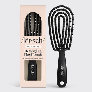 Detangling Flexi Brush - Black - The Red Thread Boutique