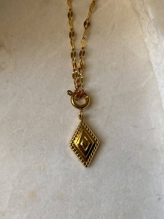 Diamond Pendant Necklace - The Red Thread Boutique