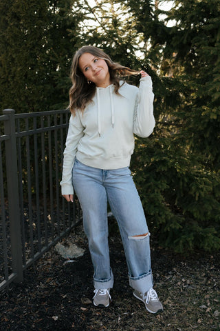 Distressed Slim Wide Denim by Vervet - The Red Thread Boutique