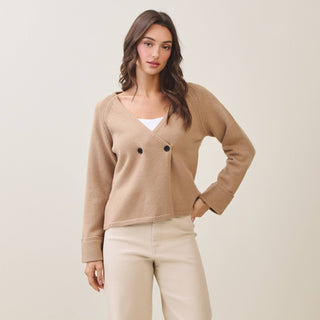 Double Button Cardigan - The Red Thread Boutique