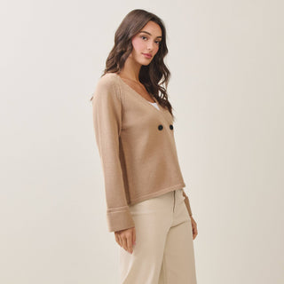 Double Button Cardigan - The Red Thread Boutique