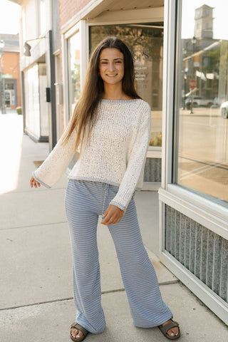 Dreamscape Sweater, Ivory Grey - The Red Thread Boutique