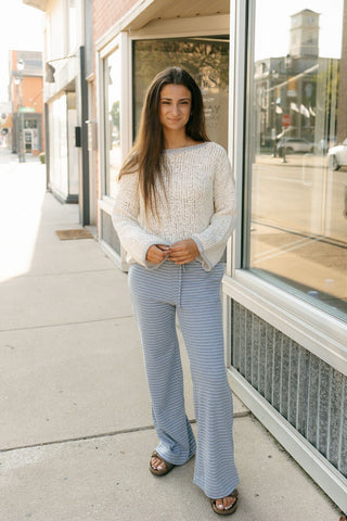 Dreamscape Sweater, Ivory Grey - The Red Thread Boutique