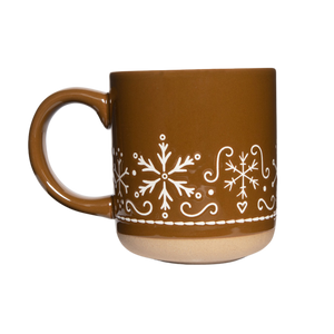 Gingerbread Stoneware Coffee Mug