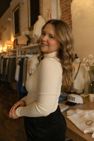 Eclipse Top, White - The Red Thread Boutique