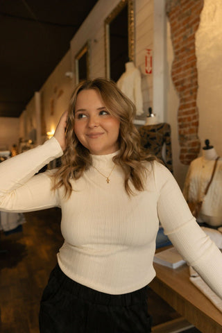 Eclipse Top, White - The Red Thread Boutique