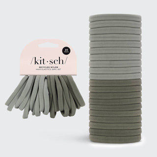 Eco - Friendly Nylon Elastics 20pc - Eucalyptus - The Red Thread Boutique