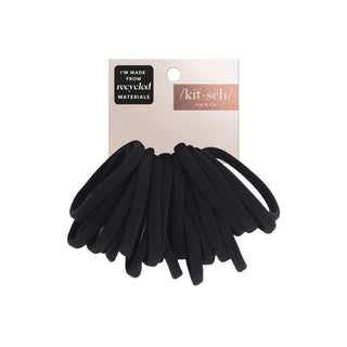 Eco - Friendly Nylon Elastics 20pc set - Black - The Red Thread Boutique