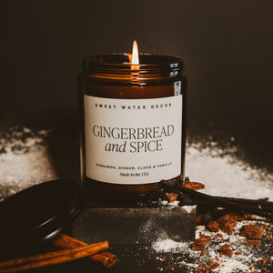 Gingerbread and Spice 9 oz Soy Candle