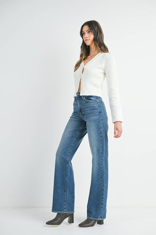 BP472J Longer Length Straight by Just Black Denim