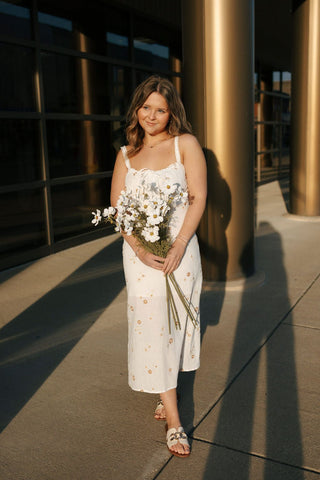 Embroidered Fabric Mini Dress *final sale - The Red Thread Boutique