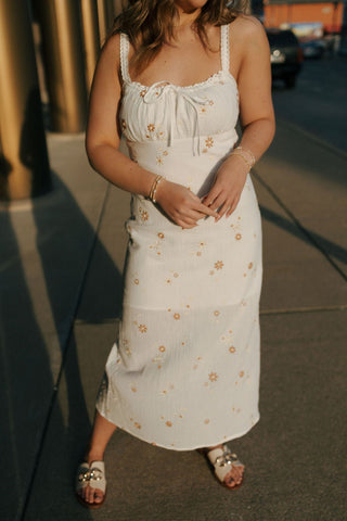 Embroidered Fabric Mini Dress *final sale - The Red Thread Boutique