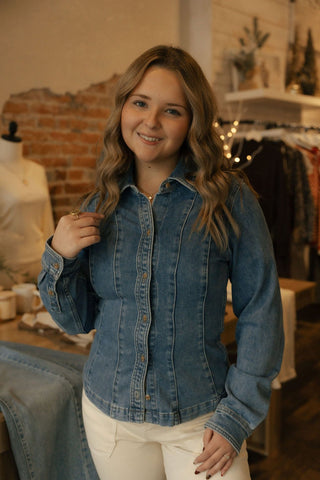 Estelle Shirt, Delphine Wash - The Red Thread Boutique