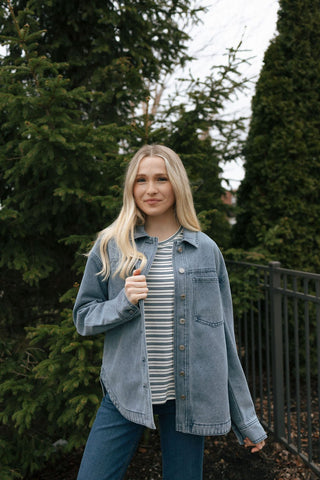 Euclid Tank, White Sky Blue *final sale - The Red Thread Boutique